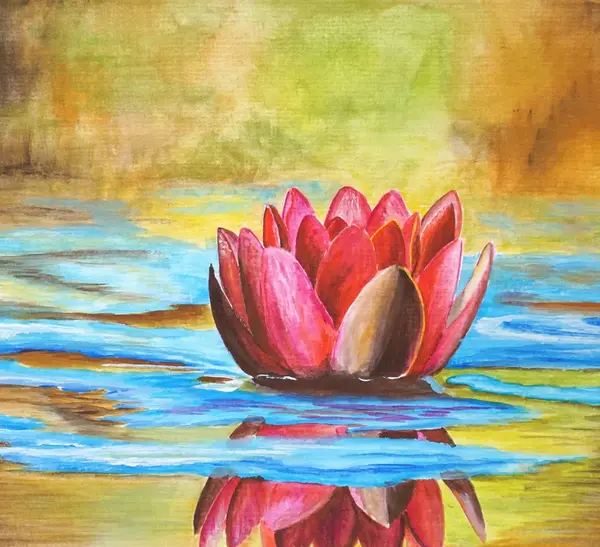 Seerose Acryl