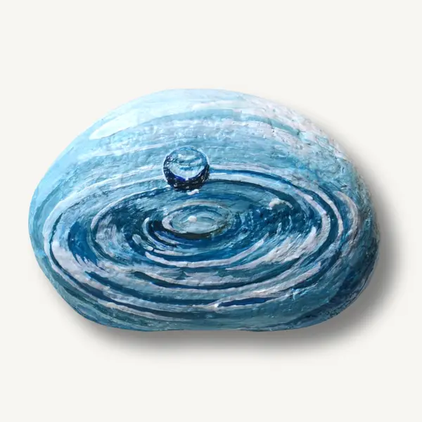 Wassertropfen im Wasser
